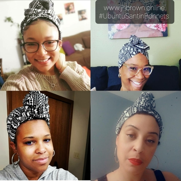 Satin-lined Wrap Bonnets & Turbans - Picture 2 of 8